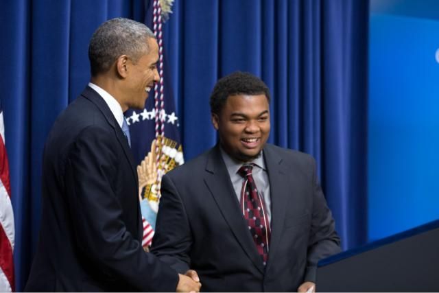 President Obama and One Summer Plus star graduate